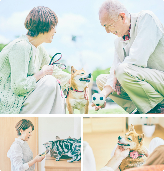 ここは、人も動物も最期まで一緒に暮らせる住宅型有料老人ホーム